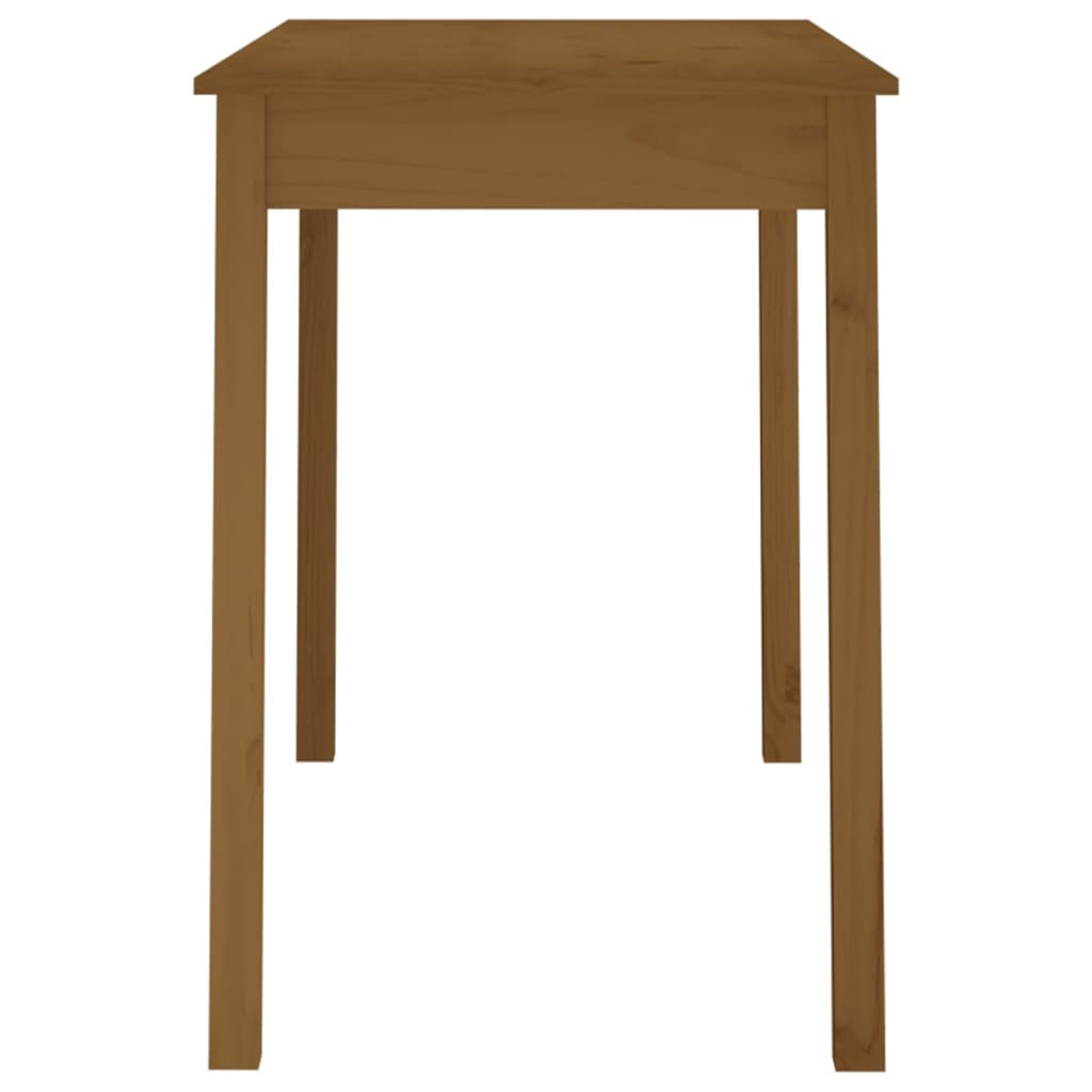 Valgomojo stalas, medaus rudas, 110x55x75cm, pušies masyvas