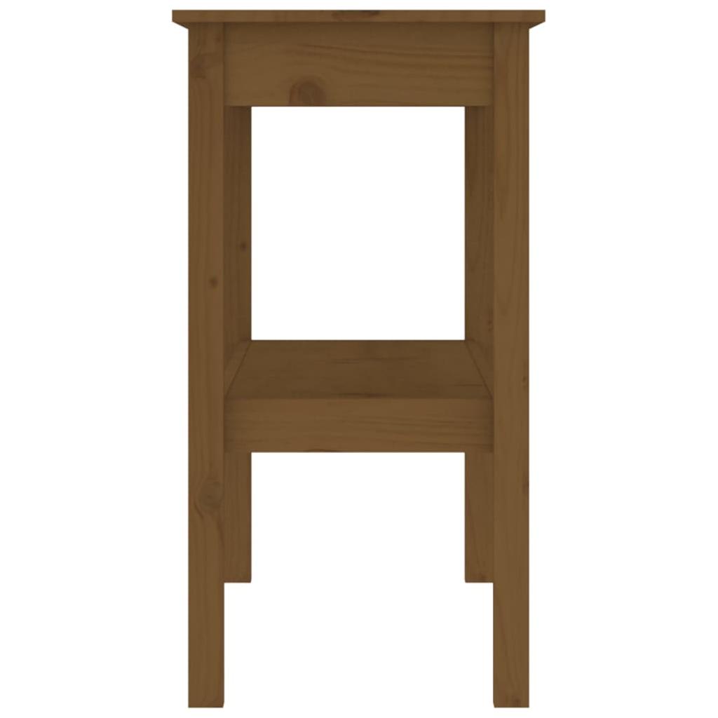 Konsolinis staliukas, medaus rudas, 110x40x75cm, pušies masyvas