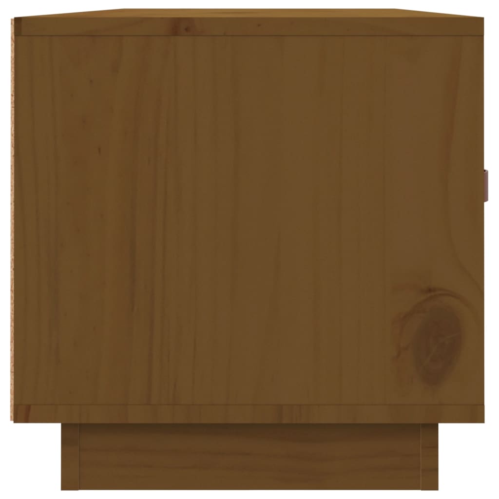 Televizoriaus spintelė, medaus ruda, 80x34x35cm, pušies masyvas