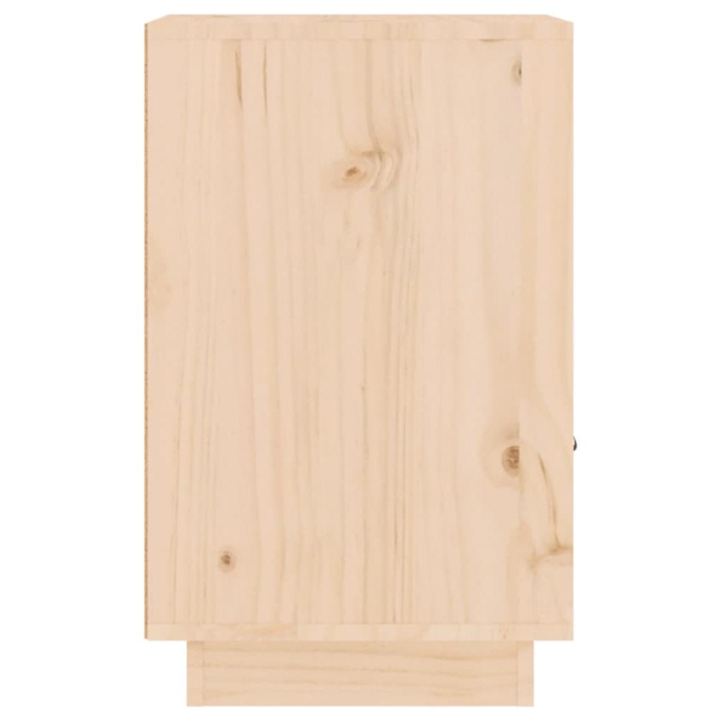 Naktinės spintelės, 2vnt., 40x34x55cm, pušies medienos masyvas