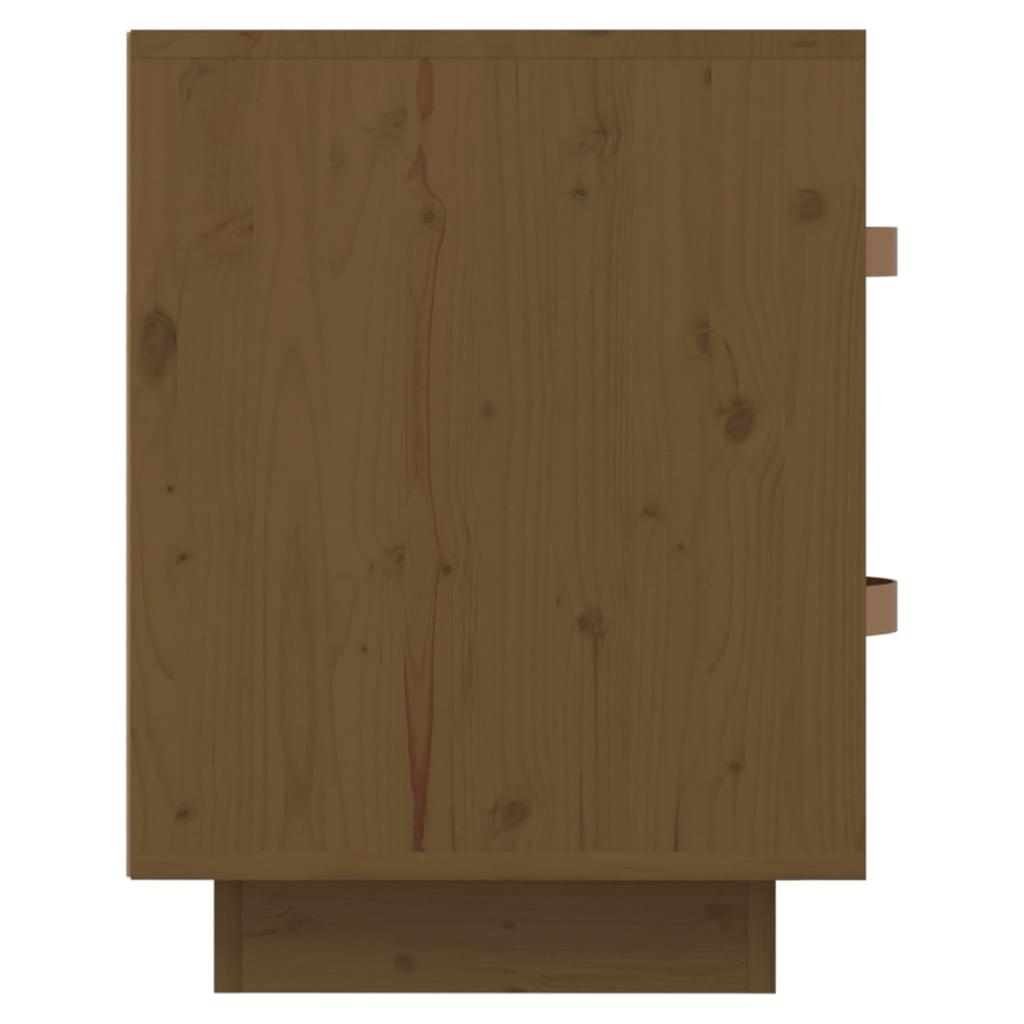 Naktinė spintelė, medaus ruda, 40x34x45cm, pušies masyvas