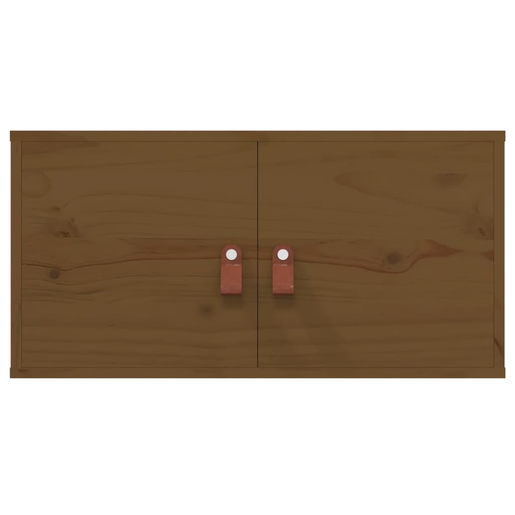 Sieninės spintelės, 2vnt., medaus rudos, 60x30x30cm, pušis