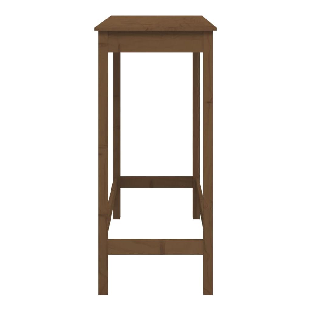 Baro stalas, medaus rudas, 100x50x110cm, pušies masyvas