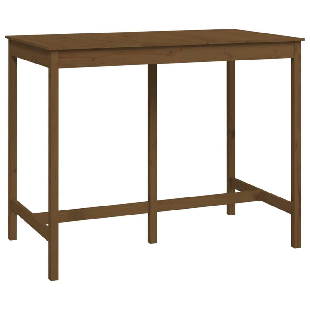 Baro stalas, medaus rudas, 140x80x110cm, pušies masyvas