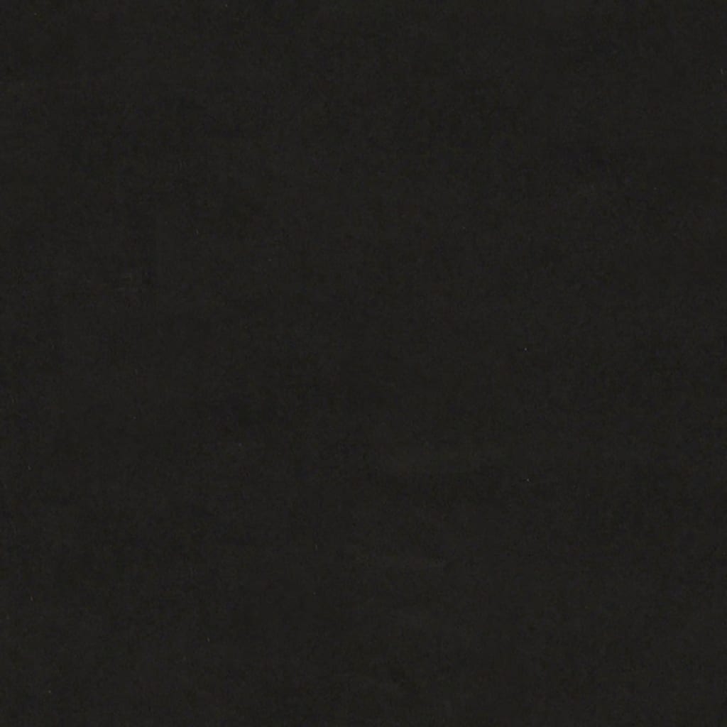 Suoliukas, juodos spalvos, 110x45x60cm, aksomas