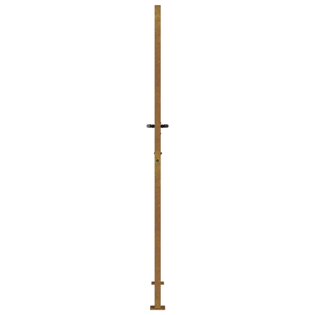 Sodo vartai, 105x205cm, corten plienas, bambuko dizaino