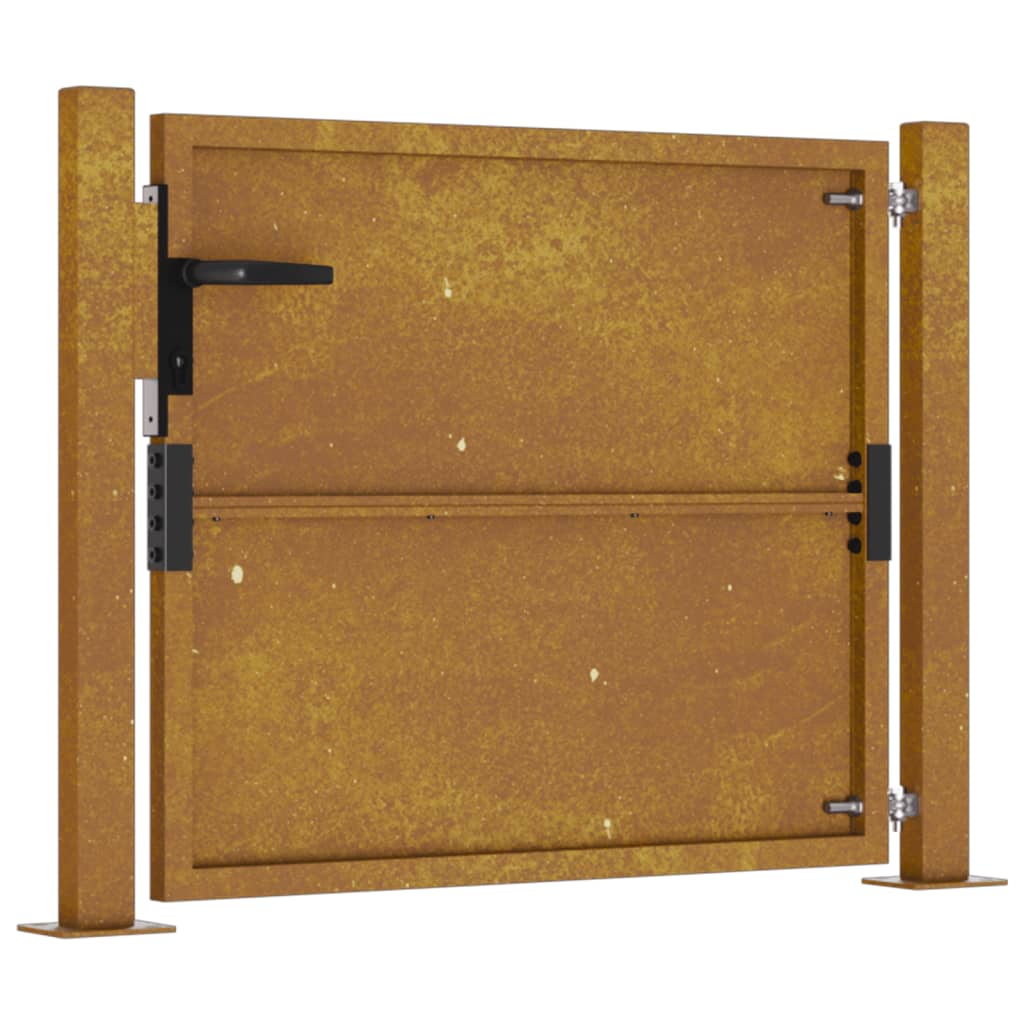 Sodo vartai, 105x80cm, corten plienas