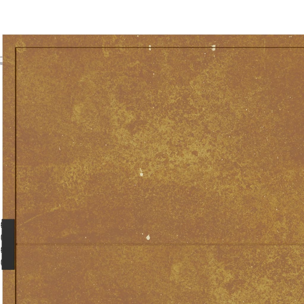 Sodo vartai, 105x205cm, corten plienas