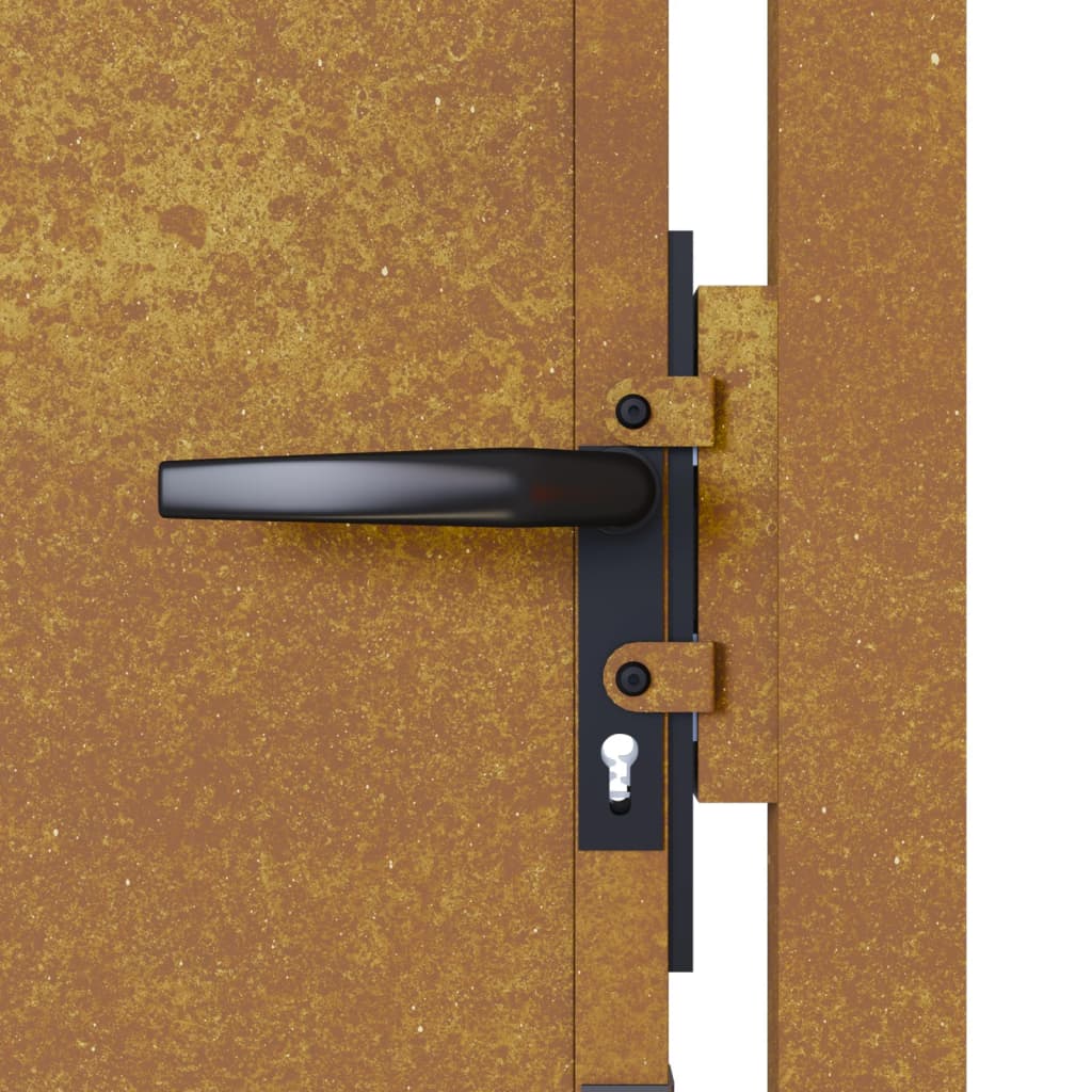 Sodo vartai, 105x205cm, corten plienas