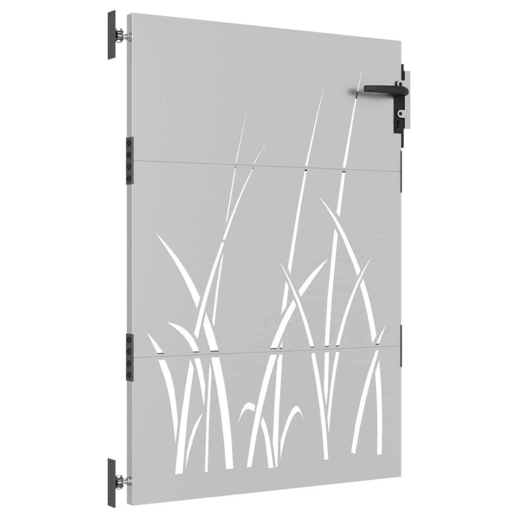 Sodo vartai, 85x150cm, corten plienas, žolės dizaino