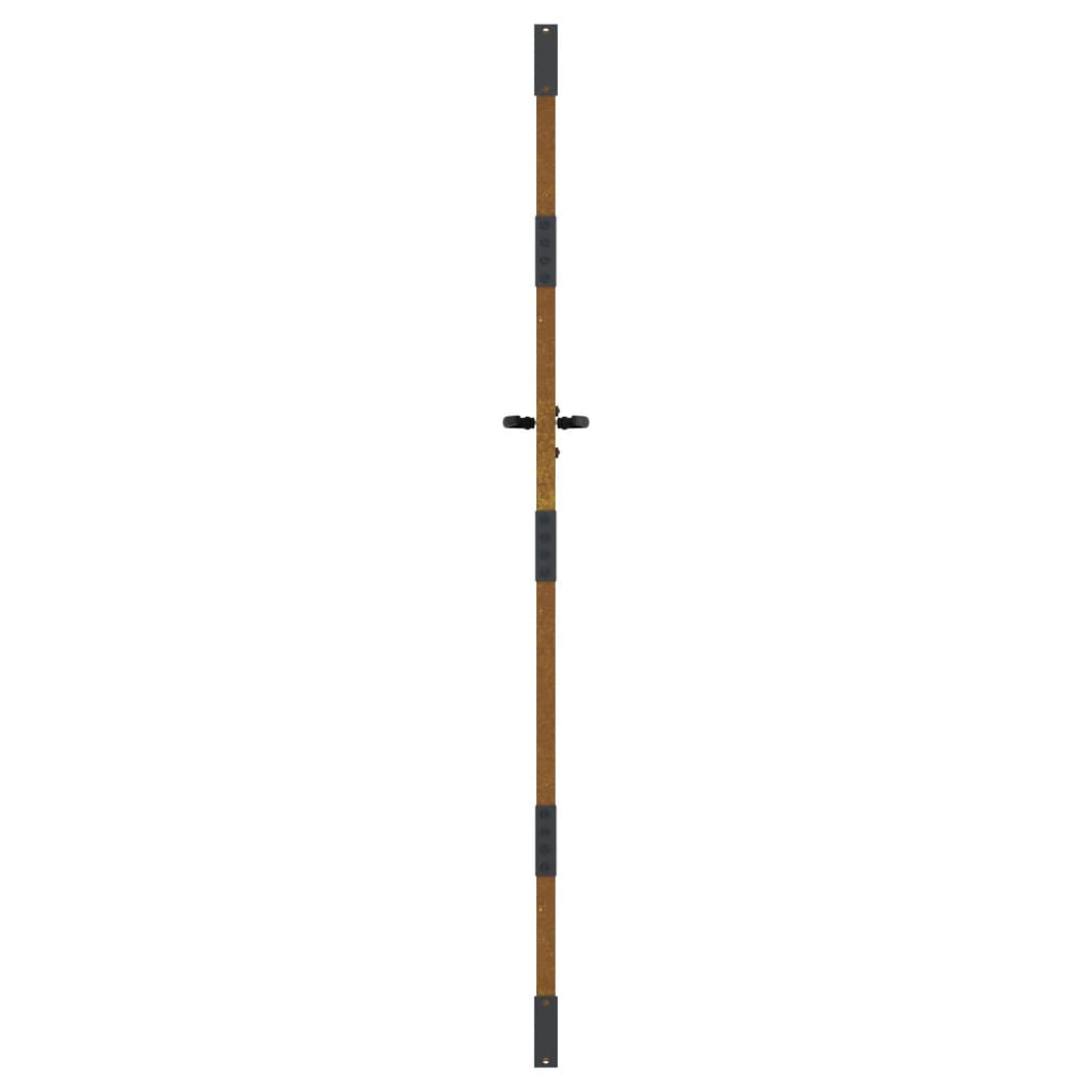 Sodo vartai, 85x200cm, corten plienas, žolės dizaino
