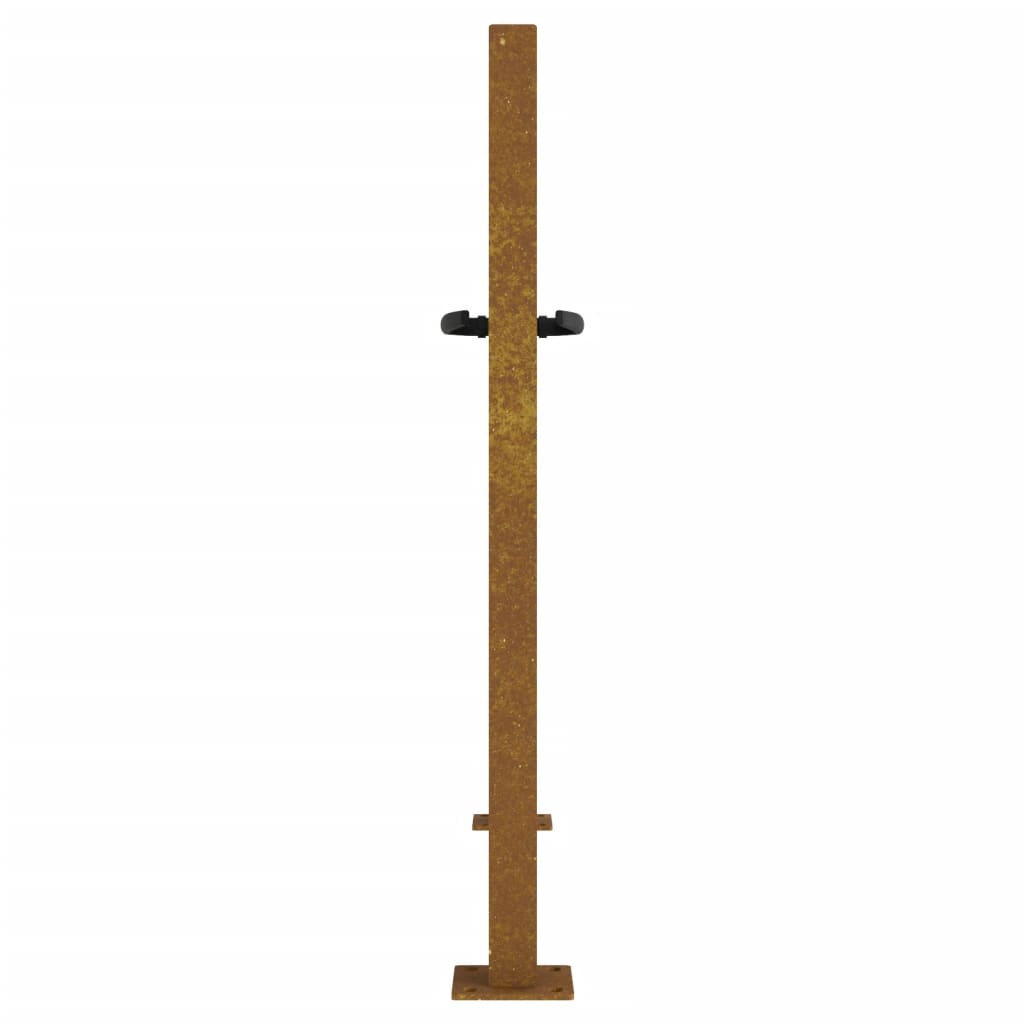Sodo vartai, 105x80cm, corten plienas, žolės dizaino