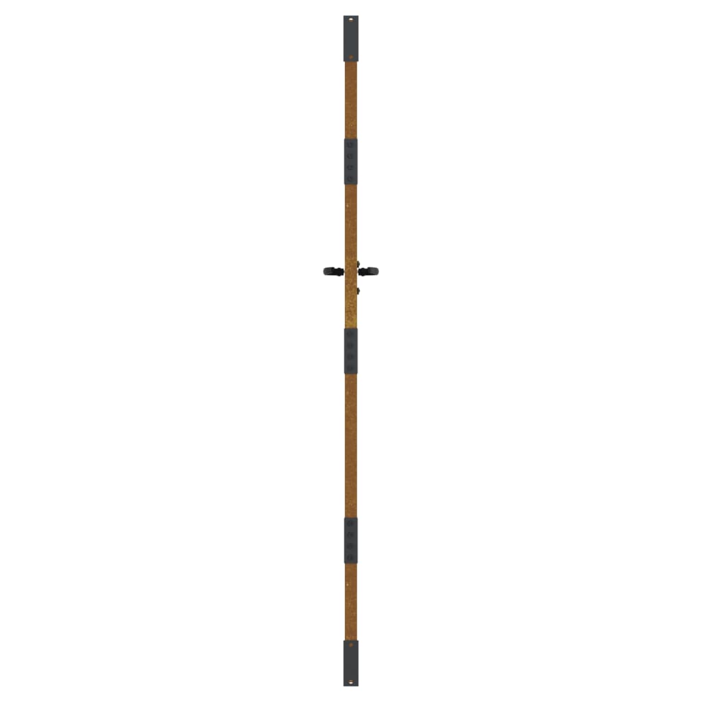Sodo vartai, 85x200cm, corten plienas, bambuko dizaino