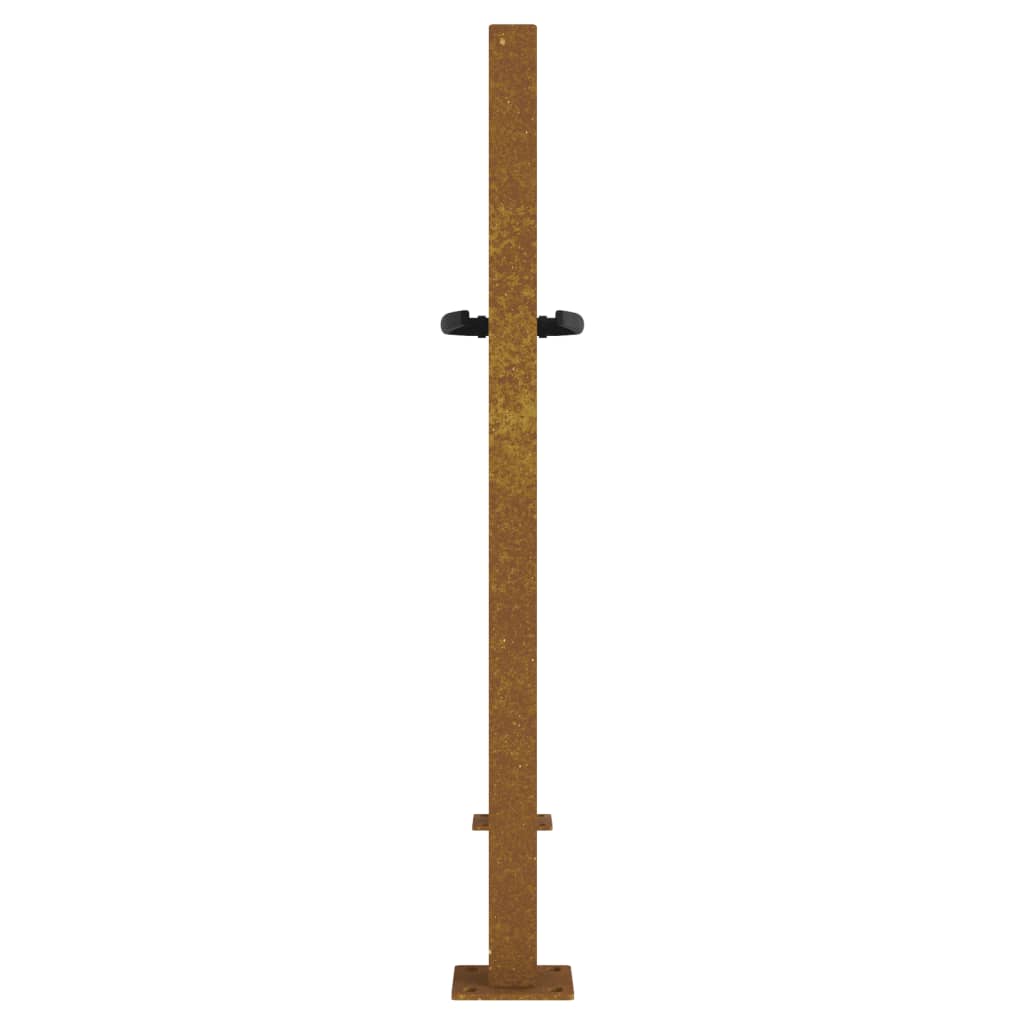 Sodo vartai, 105x180cm, corten plienas, bambuko dizaino