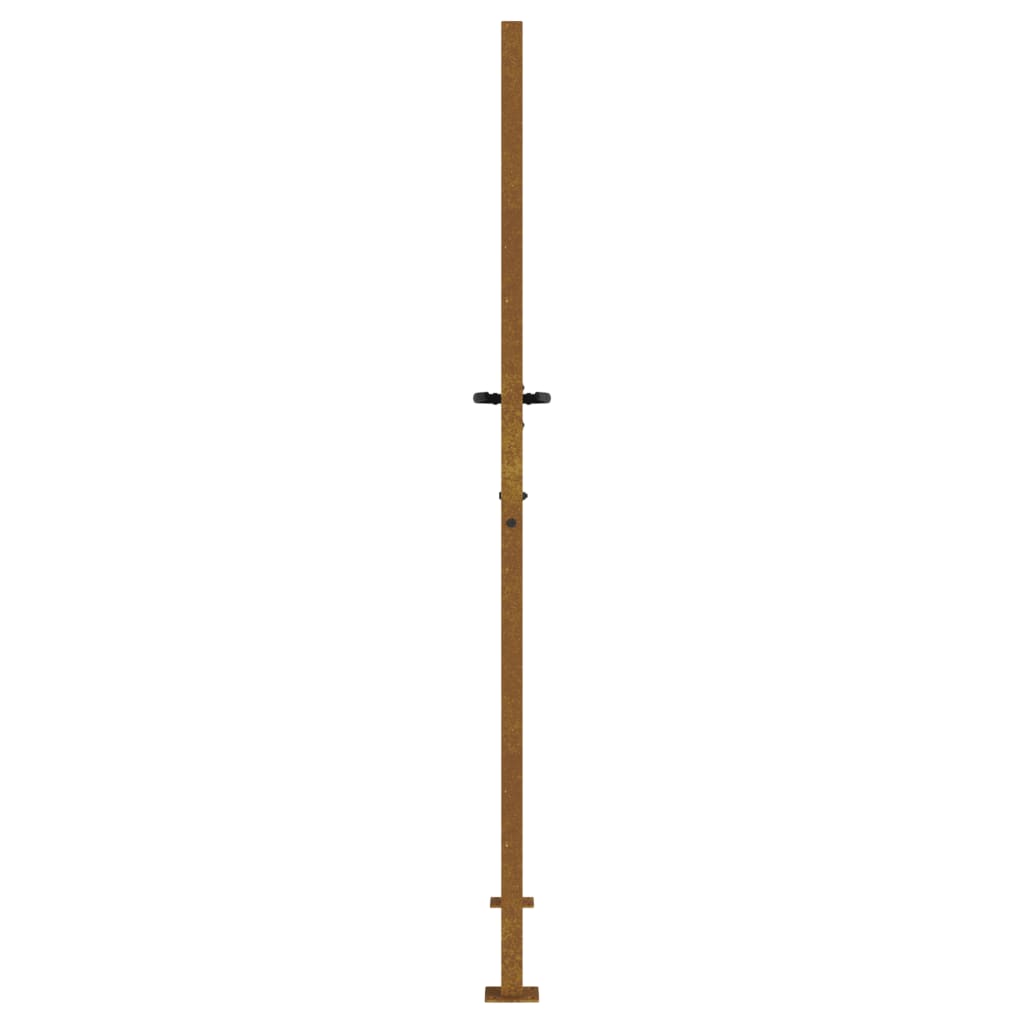 Sodo vartai, 105x180cm, corten plienas, kvadratų dizaino