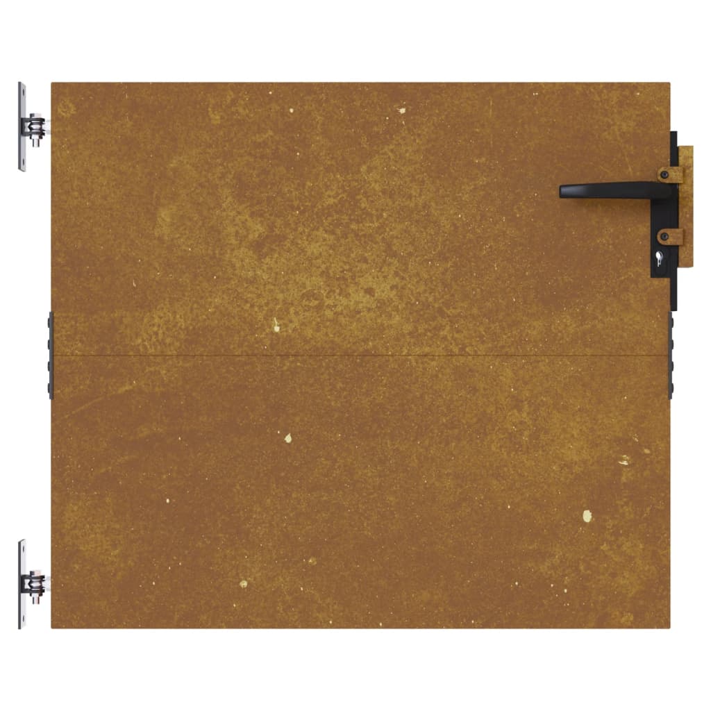 Sodo vartai, 85x75cm, corten plienas
