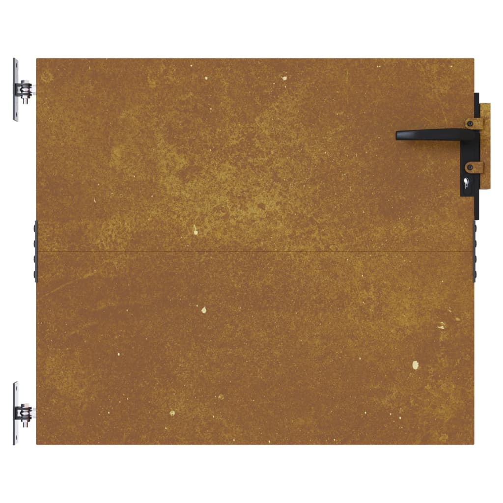 Sodo vartai, 85x100cm, corten plienas