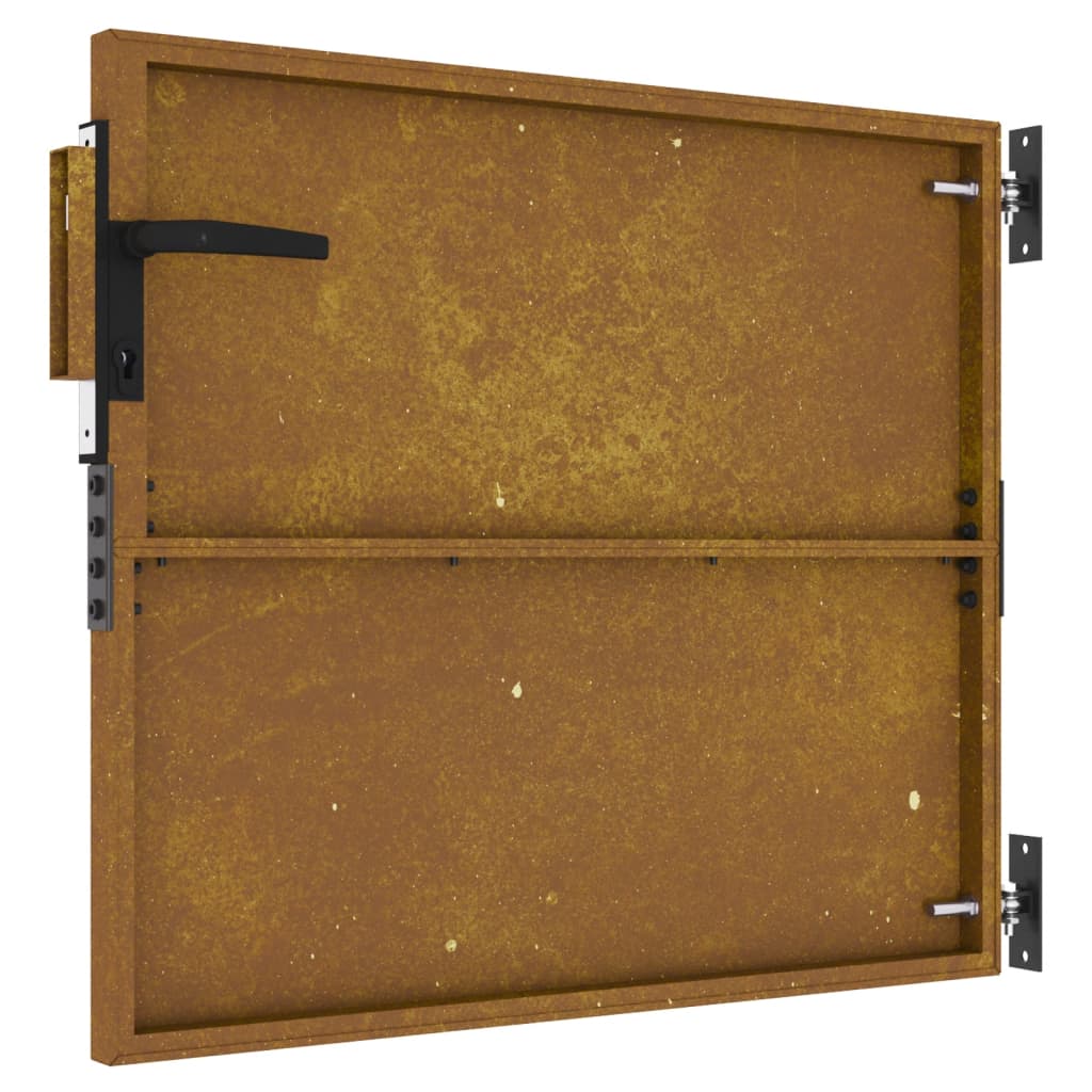 Sodo vartai, 85x100cm, corten plienas