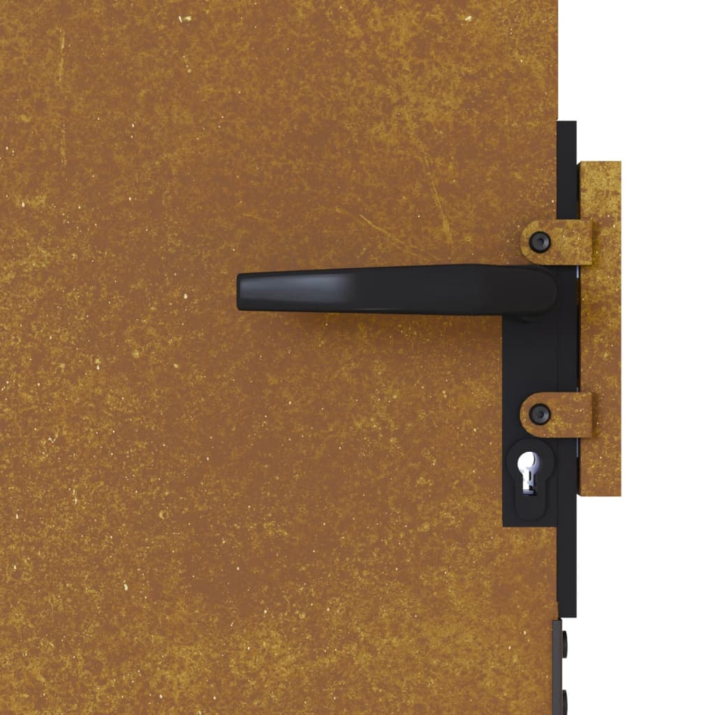 Sodo vartai, 85x100cm, corten plienas