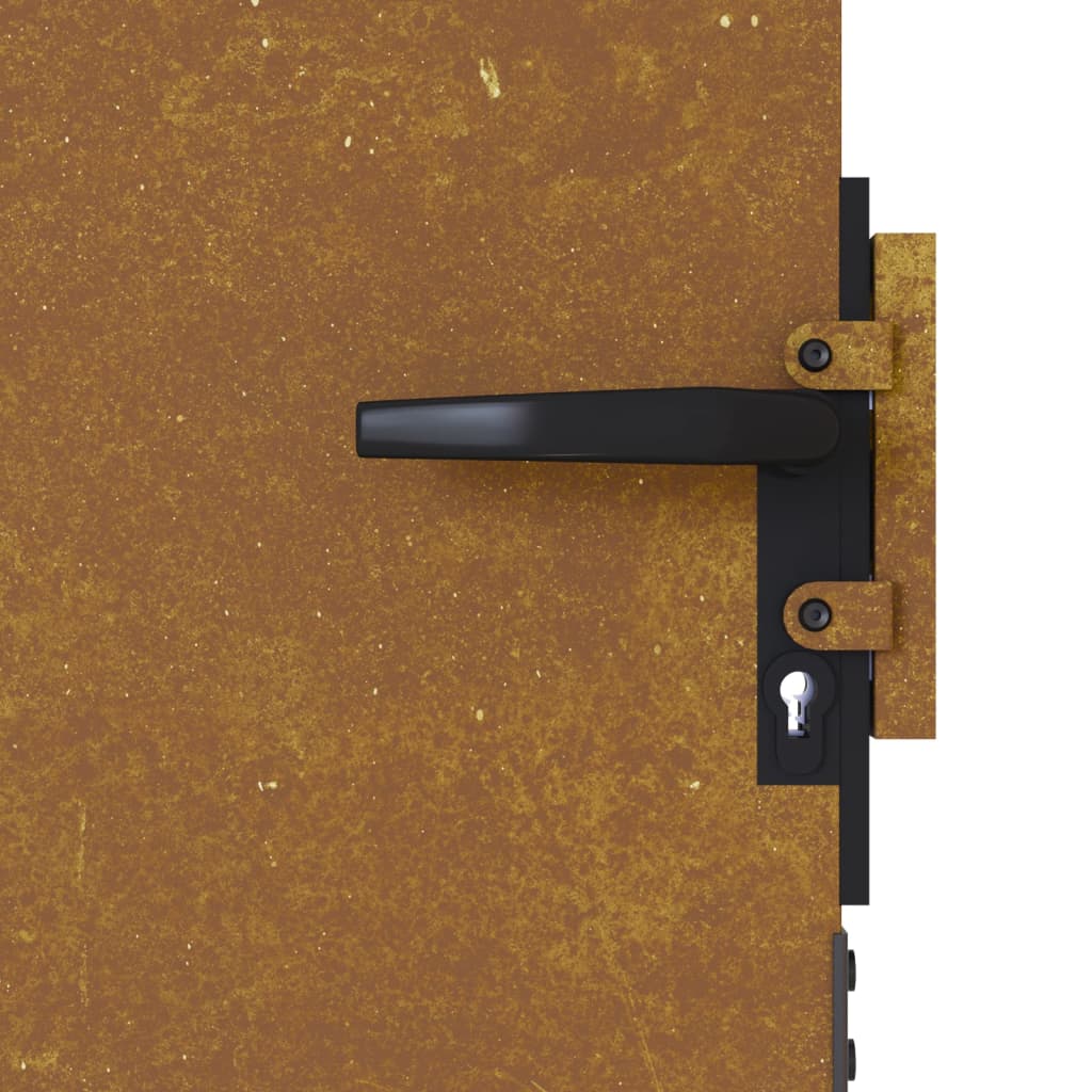 Sodo vartai, 85x150cm, corten plienas