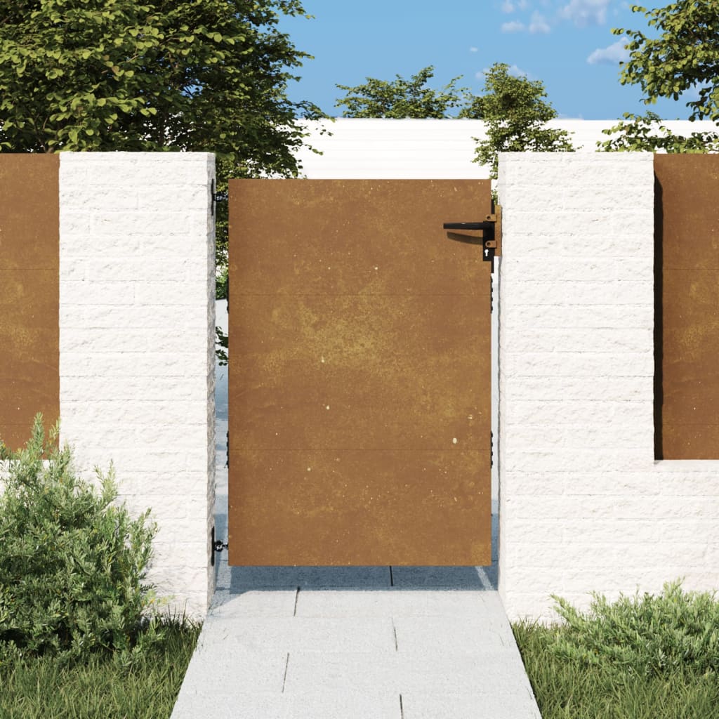 Sodo vartai, 85x150cm, corten plienas