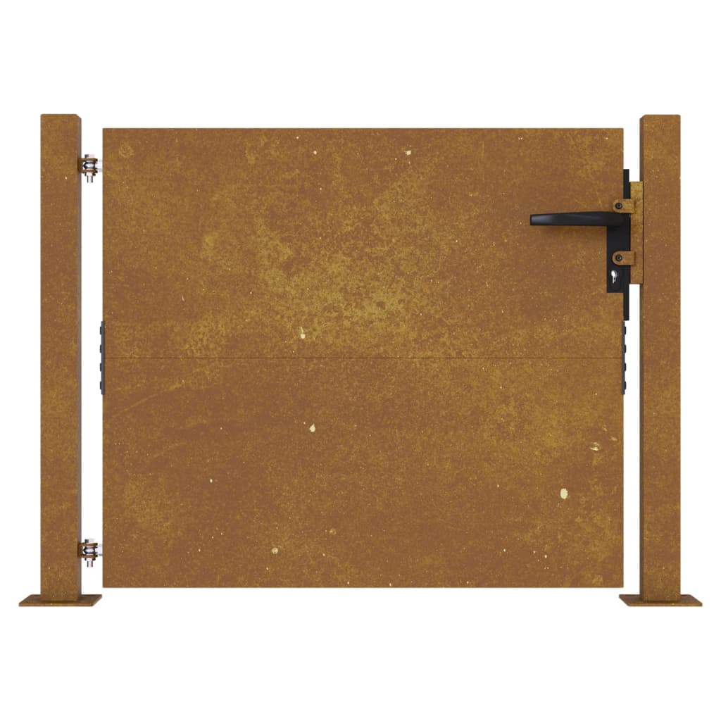 Sodo vartai, 105x80cm, corten plienas