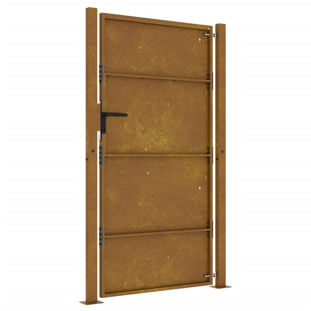 Sodo vartai, 105x205cm, corten plienas