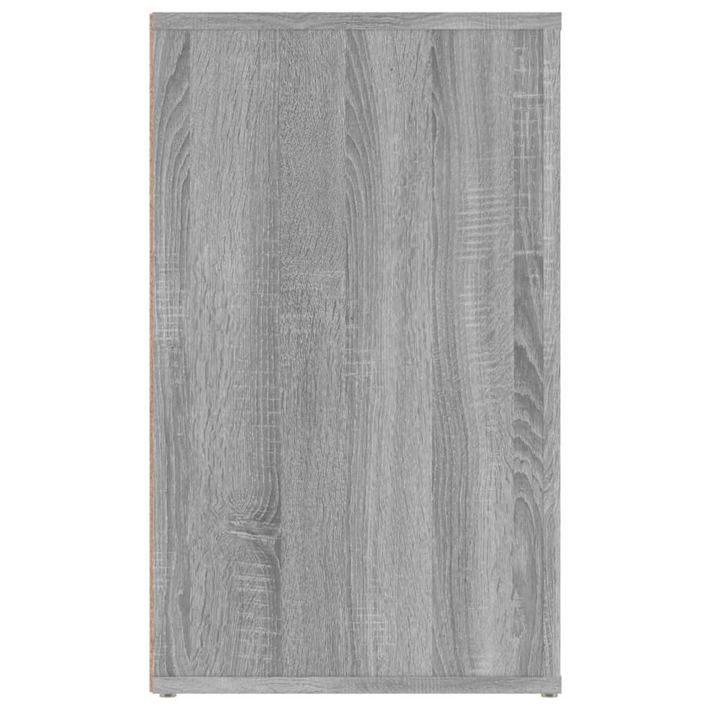 Naktinė spintelė, pilka ąžuolo, 50x36x60cm, apdirbta mediena