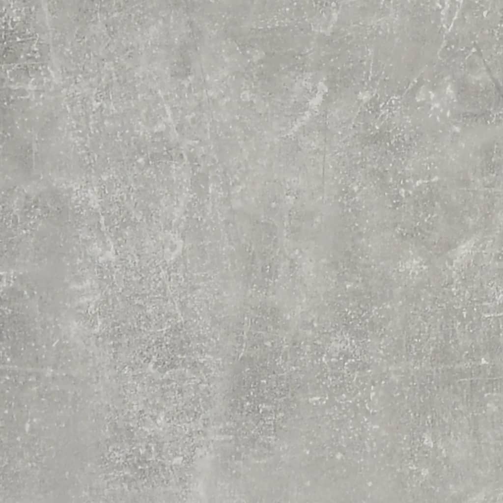 Sieninės naktinės spintelės, 2vnt., betono pilkos, 50x30x47cm