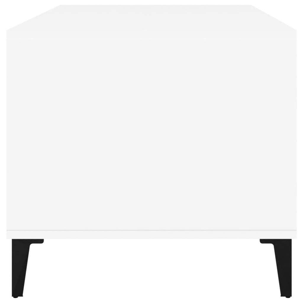 Kavos staliukas, baltos spalvos, 90x49x45cm, apdirbta mediena