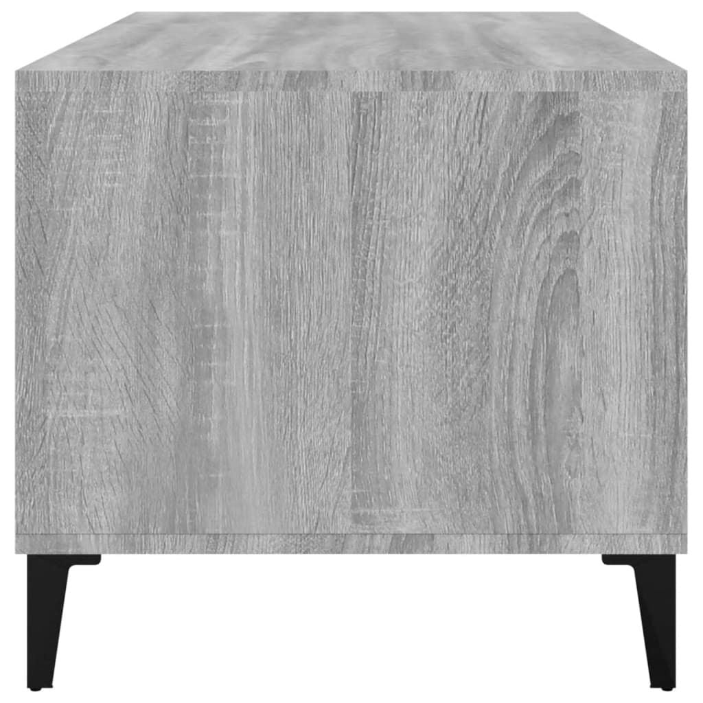 Kavos staliukas, pilkas ąžuolo, 90x49x45cm, apdirbta mediena