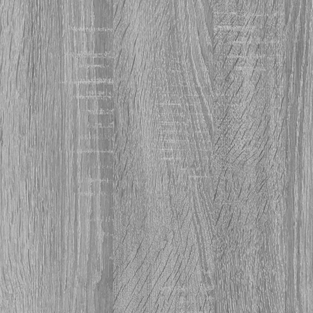 Naktinės spintelės, 2vnt., pilkos ąžuolo spalvos, 40x35x50cm