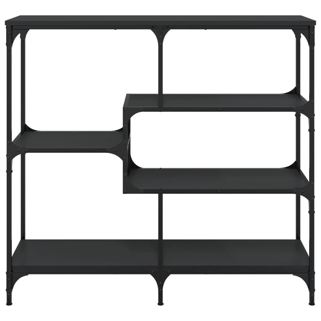 Konsolinis staliukas, juodas, 103x32x95cm, apdirbta mediena