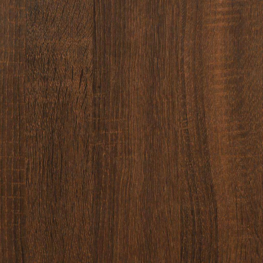 Konsolinis staliukas, rudas ąžuolo, 160x32x95cm, mediena