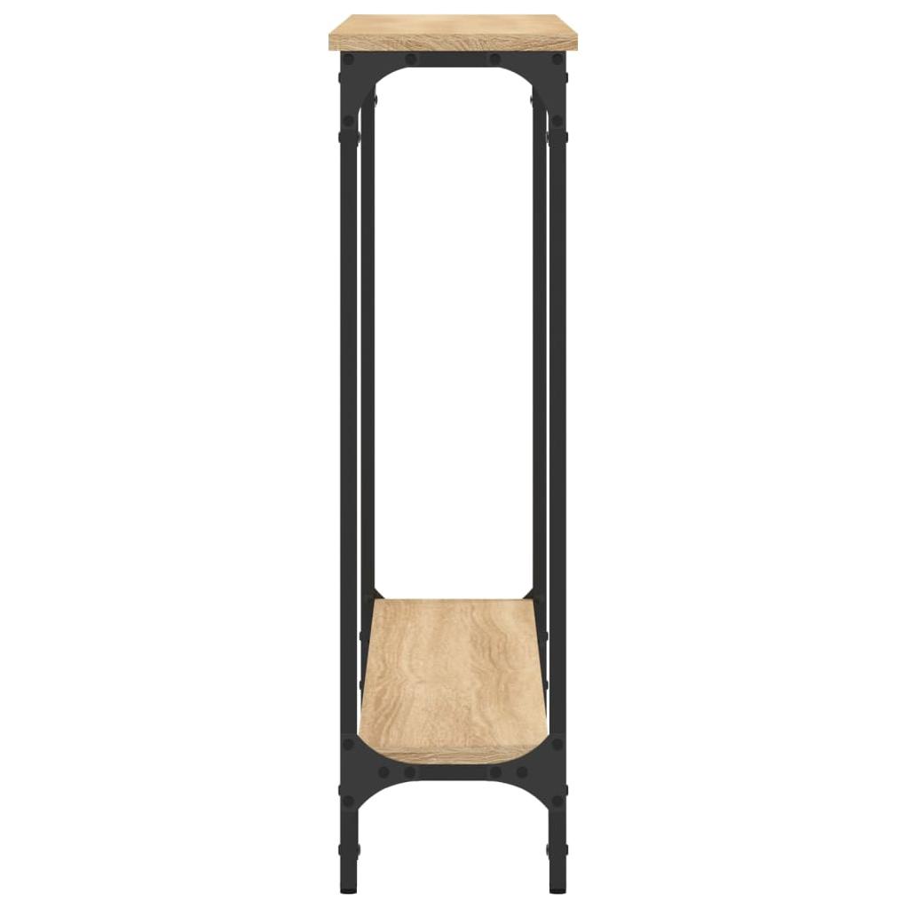 Konsolinis staliukas, ąžuolo, 100x22,5x75cm, apdirbta mediena