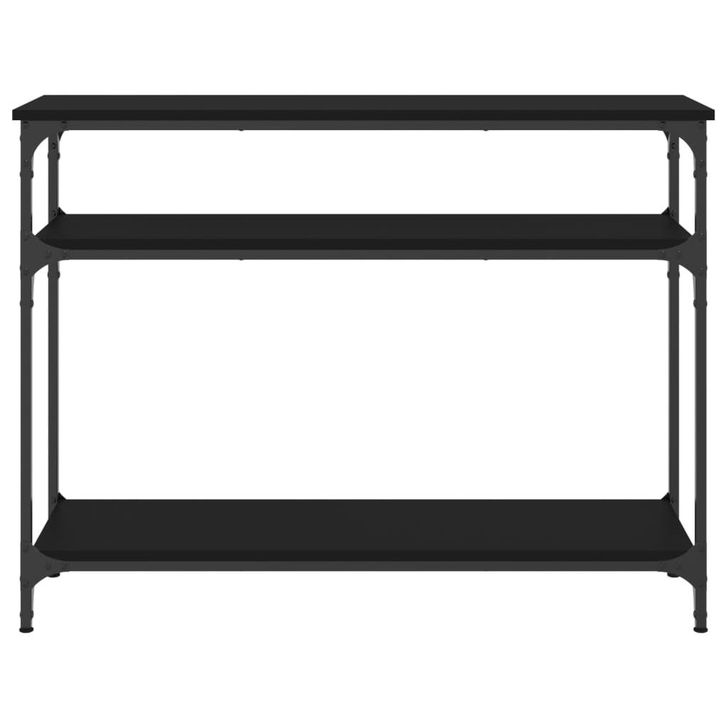 Konsolinis staliukas, juodas, 100x29x75cm, apdirbta mediena