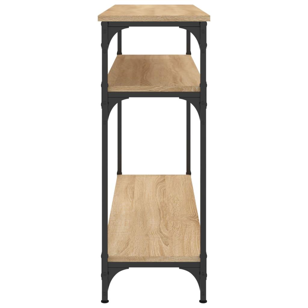Konsolinis staliukas, ąžuolo, 100x29x75cm, apdirbta mediena