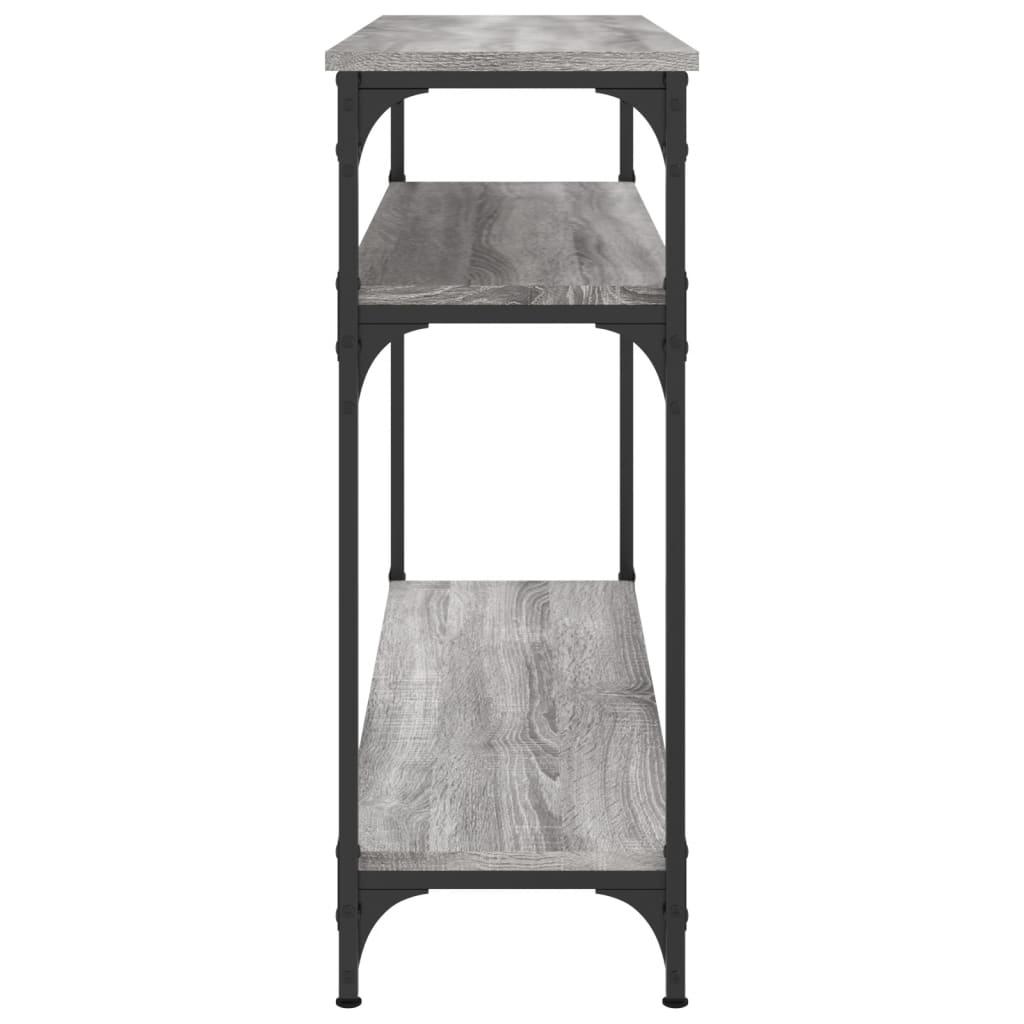 Konsolinis staliukas, pilkas ąžuolo, 100x29x75cm, mediena