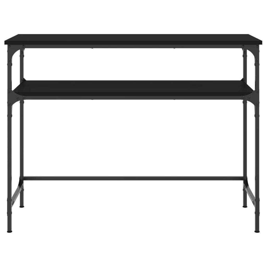 Konsolinis staliukas, juodas, 100x35,5x75cm, apdirbta mediena