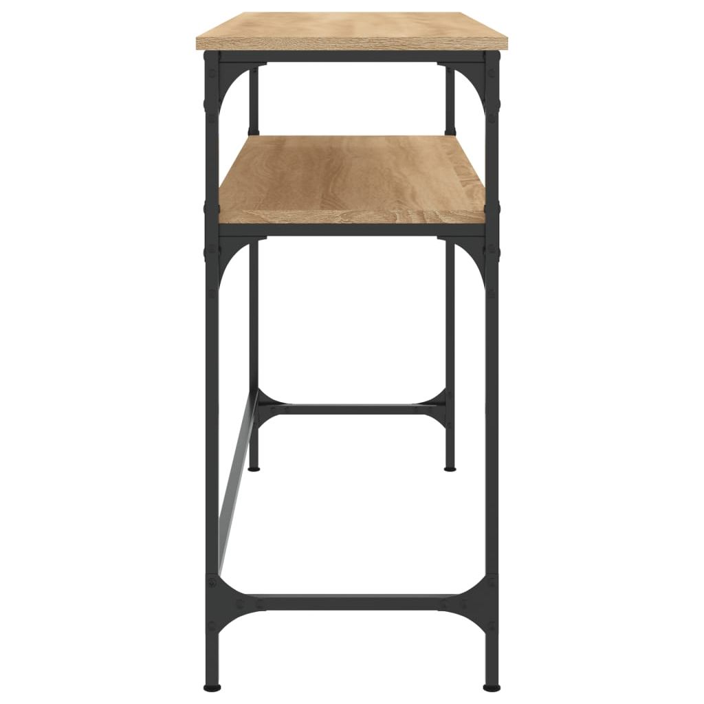 Konsolinis staliukas, ąžuolo, 100x35,5x75cm, apdirbta mediena