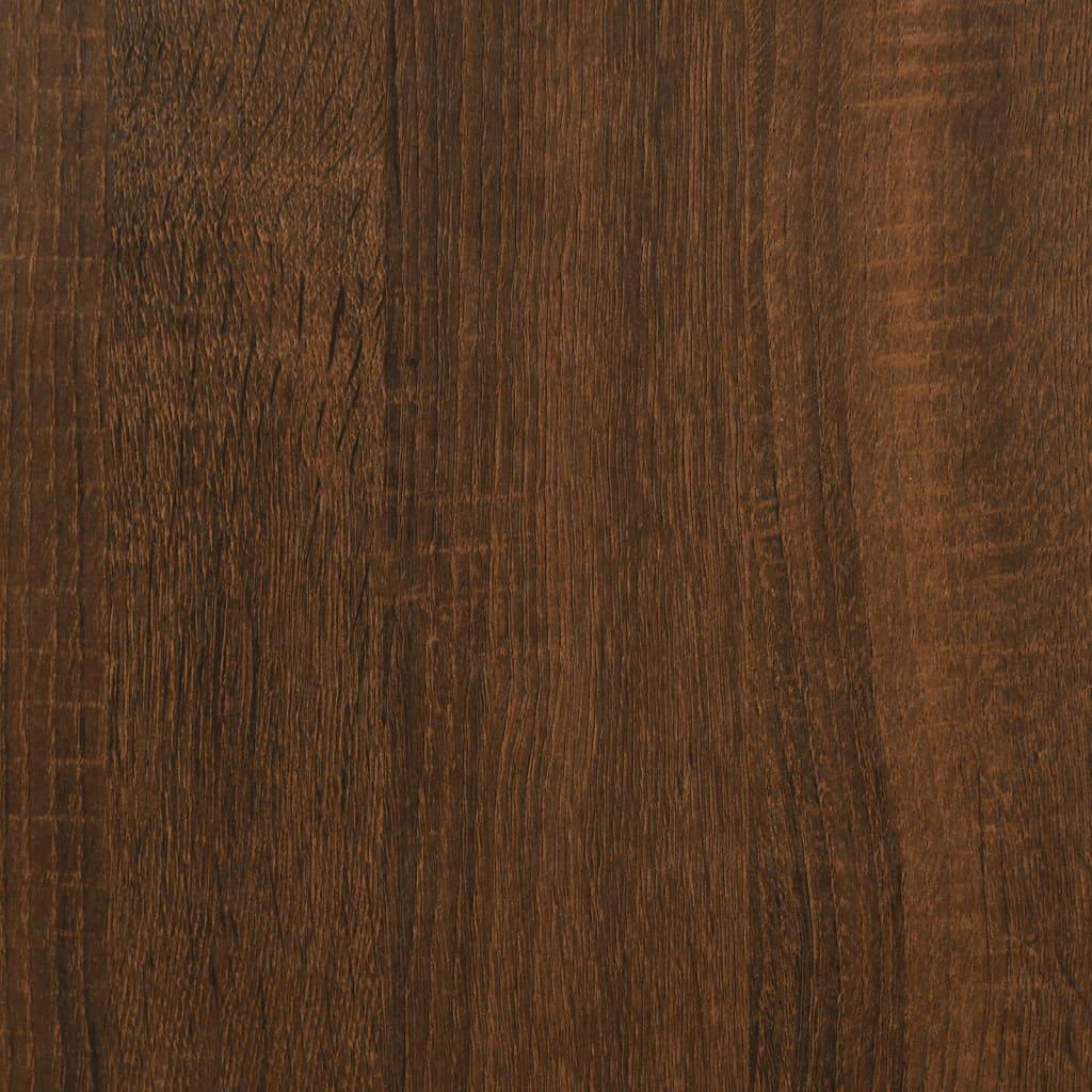 Konsolinis staliukas, rudas ąžuolo, 100x35,5x75cm, mediena