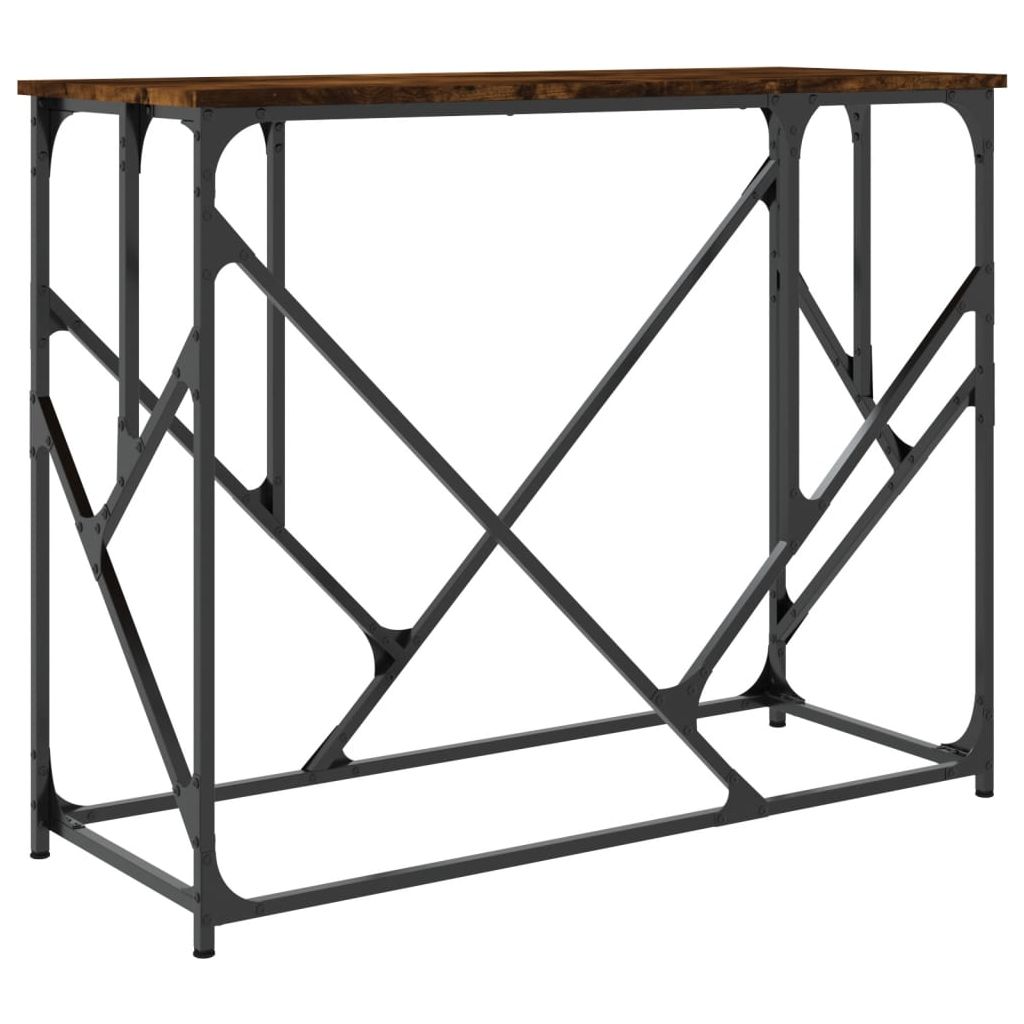 Konsolinis staliukas, dūminio ąžuolo, 100x40x80cm, mediena