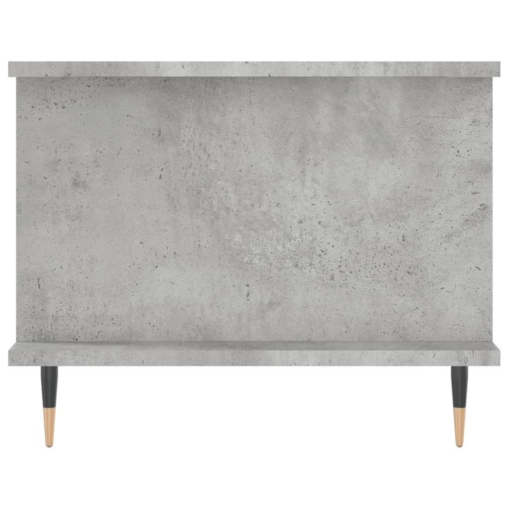 Kavos staliukas, betono pilkas, 90x50x40cm, apdirbta mediena