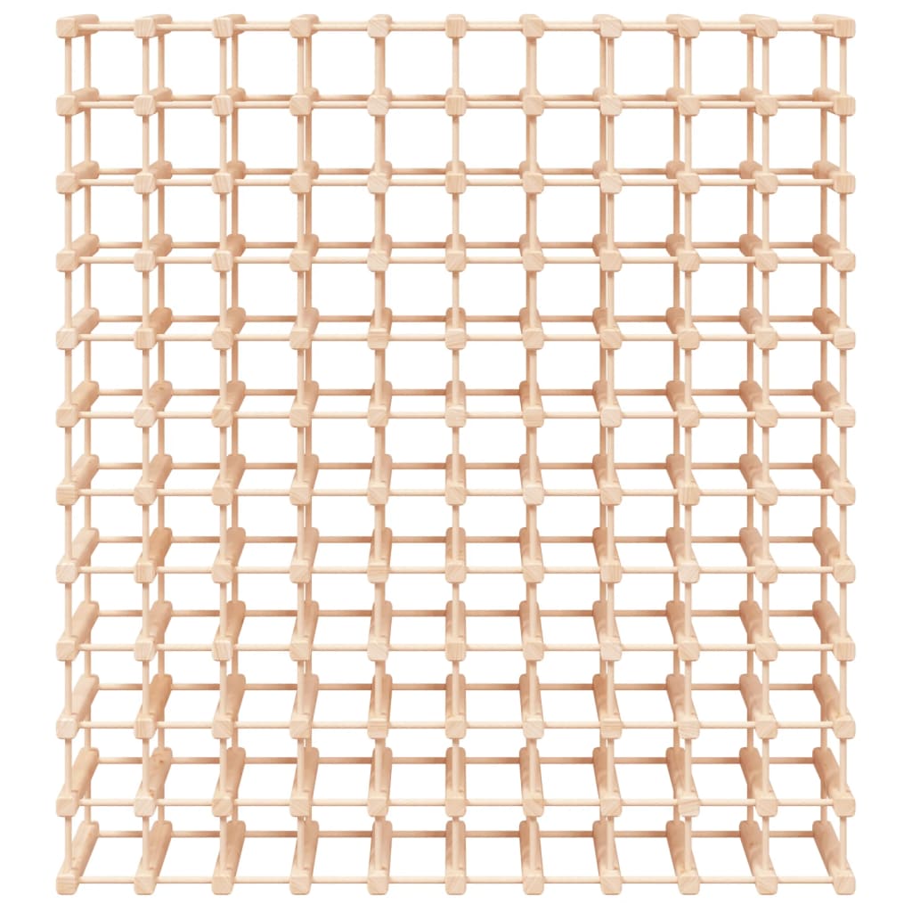 Vyno laikiklis 120 butelių, 112,5x23x123,5cm, pušies masyvas