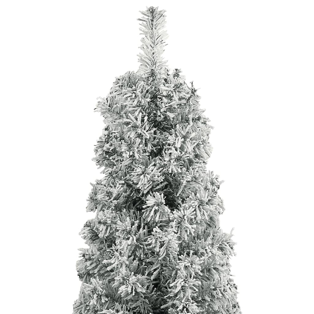 Siaura Kalėdų eglutė su stovu ir sniegu, 300cm, PVC