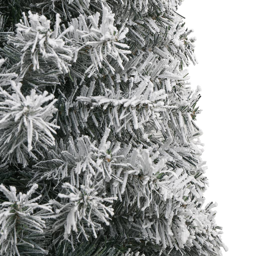 Siaura Kalėdų eglutė su stovu ir sniegu, 300cm, PVC