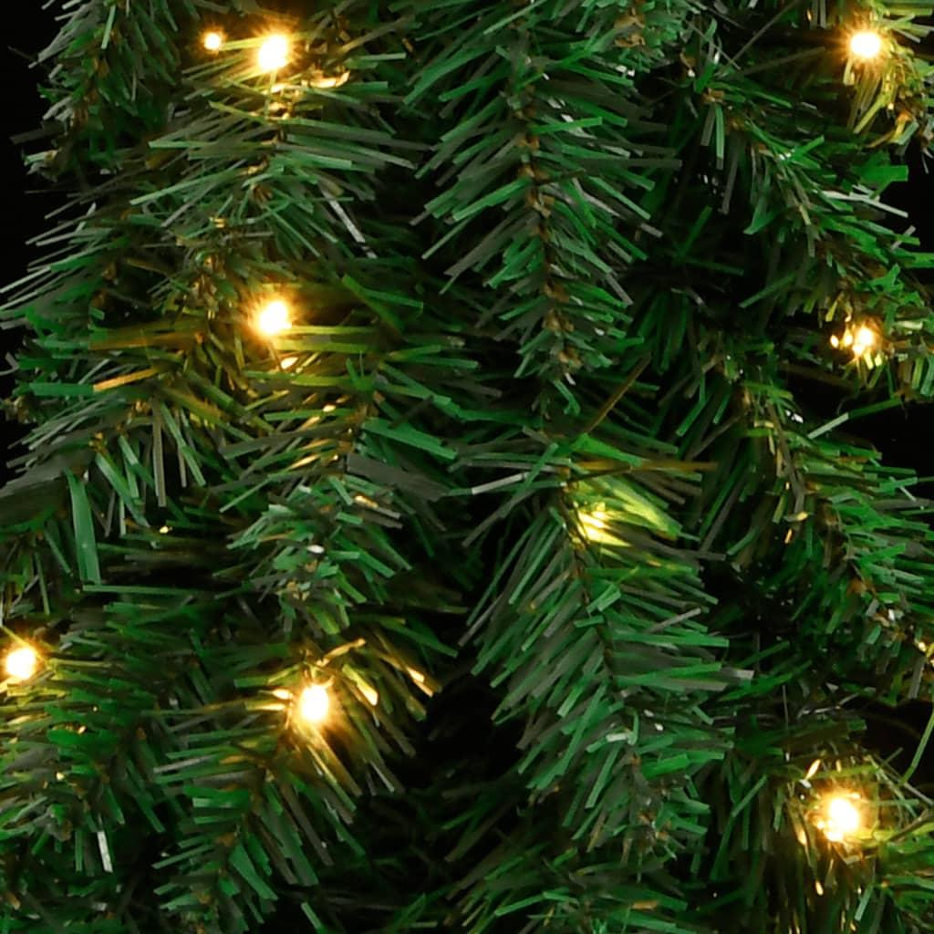 Dirbtinė apšviesta Kalėdų eglutė su 130 LED lempučių, 210cm