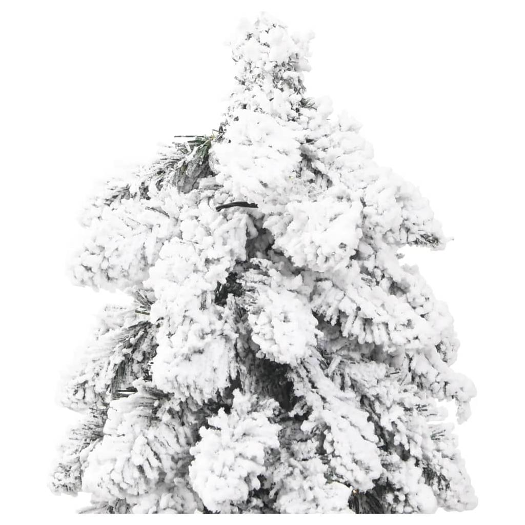 Dirbtinė Kalėdų eglutė su 130 LED ir sniegu, 210cm