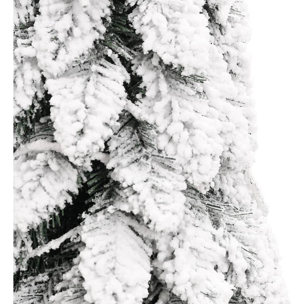 Dirbtinė Kalėdų eglutė su 130 LED ir sniegu, 210cm
