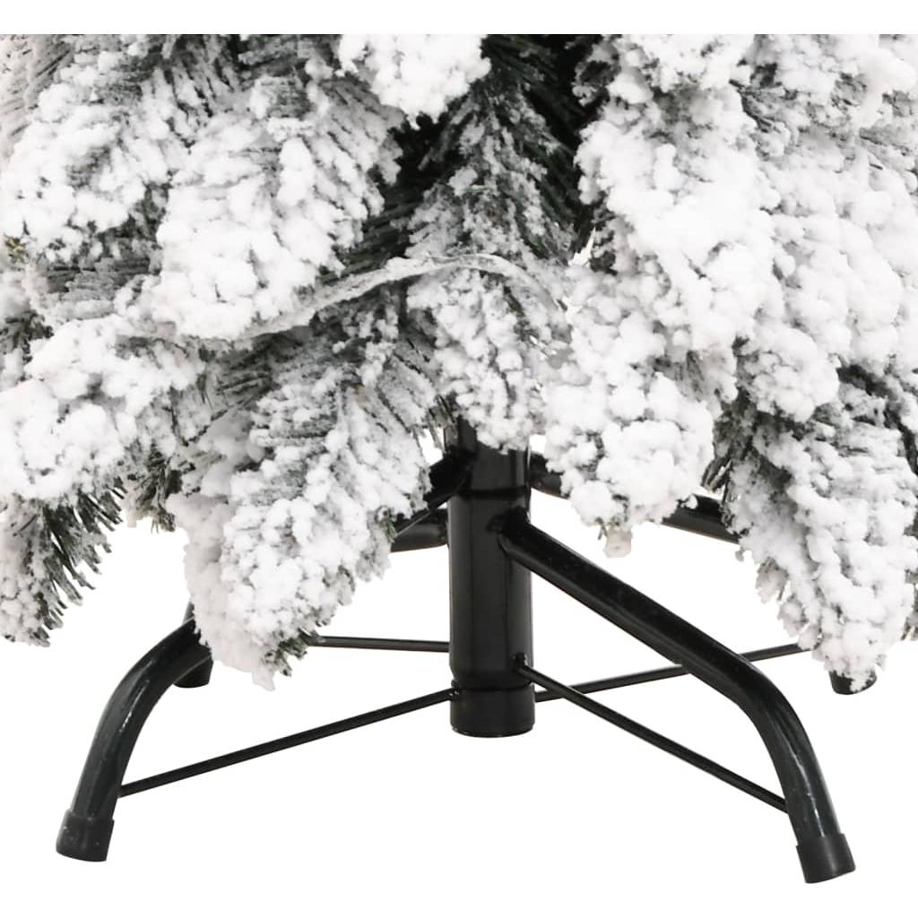 Dirbtinė Kalėdų eglutė su 130 LED ir sniegu, 210cm